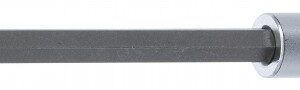 REF.:4332. Punta de vaso longitud 140 mm entrada 12,5 mm (1/2") dentado múltiple interior (para XZN) M8