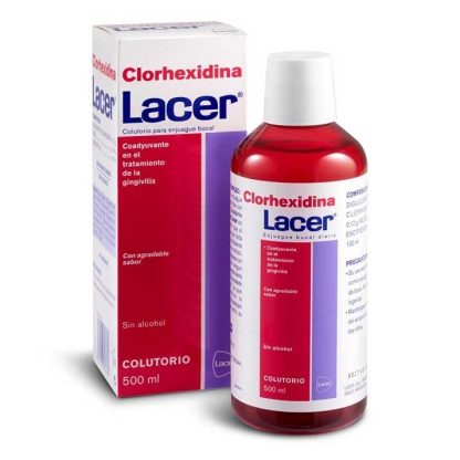 LACER COLUTORIO CLORHEXIDINA 1 ENVASE 500 ML