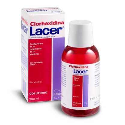 LACER COLUTORIO CLORHEXIDINA 1 ENVASE 200 ML