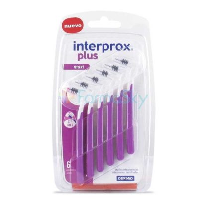 CEPILLO ESPACIO INTERPROXIMAL INTERPROX PLUS MAXI 6 UNIDADES