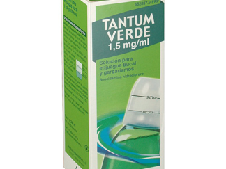 TANTUM VERDE 1,5 mg/ml SOLUCION PARA GARGARISMOS Y ENJUAGUE