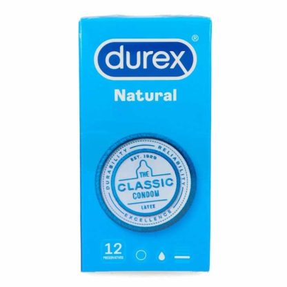DUREX NATURAL PLUS PRESERVATIVOS 12 UNIDADES
