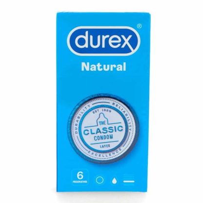 DUREX NATURAL PLUS PRESERVATIVOS 6 UNIDADES