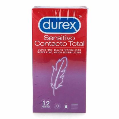 DUREX SENSITIVO CONTACTO TOTAL PRESERVATIVOS 12 UNIDADES