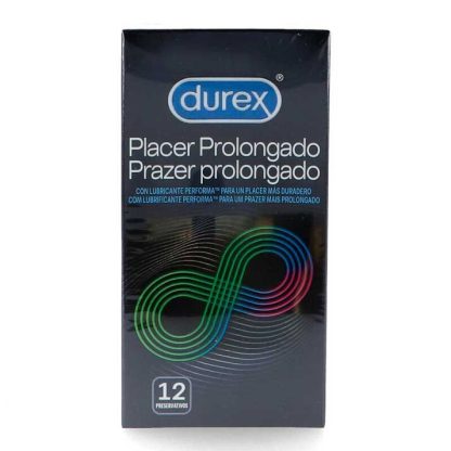 DUREX PLACER PROLONGADO PRESERVATIVOS 12 UNIDADES