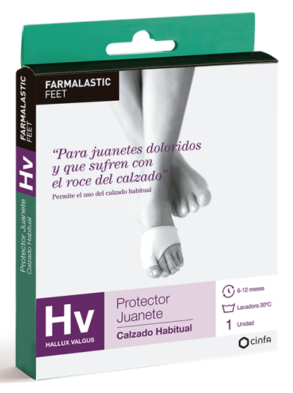 PROTECTOR JUANETE CALZADO HABITUAL FARMALASTIC FEET TALLA ME
