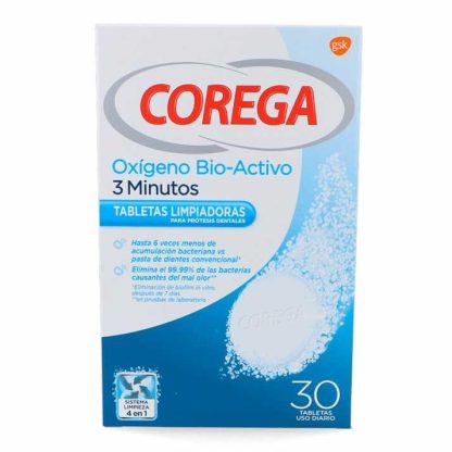 COREGA OXIGENO BIO-ACTIVO LIMPIEZA PROTESIS DENTAL 30 TABLET