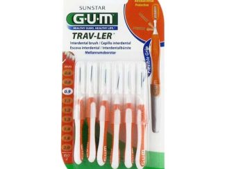 CEPILLO INTERDENTAL VIAJE GUM 1412 TRAV-LER ULTRAFINO 0.9 MM