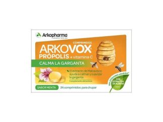 ARKOVOX PROPOLIS + VITAMINA C 20 COMPRIMIDOS SABOR MIEL Y L