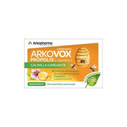 ARKOVOX PROPOLIS + VITAMINA C 20 COMPRIMIDOS SABOR MIEL Y L