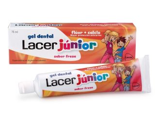 LACER JUNIOR GEL DENTAL 1 TUBO 75 ML SABOR FRESA