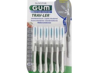CEPILLO INTERDENTAL GUM 1618 TRAV-LER 2.0 MM 6 UNIDADES