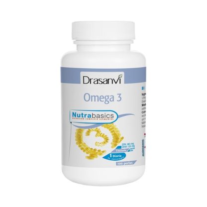 OMEGA 3 1000MG 100 PERLAS NUTRABASICOS DRASANVI